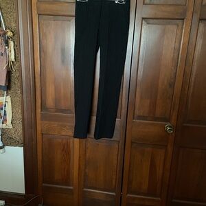 Fancy, dressy Black Pinstripe Pants Valentino style . Stretch, size 9 junior